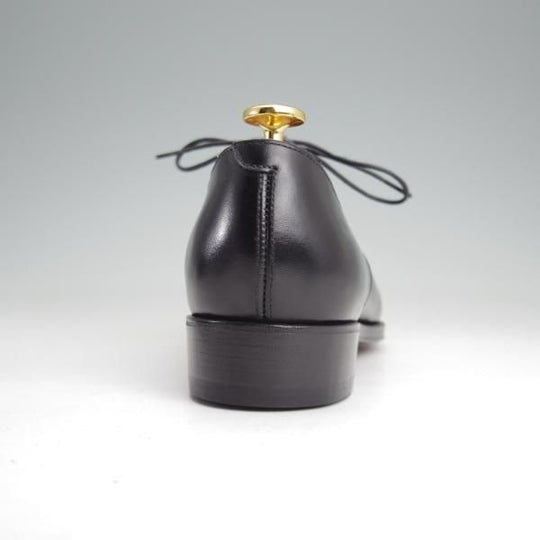 未使用★Oriental/オリエンタル SIZE 5【定価￥68,200-★プレーントゥ/3004】Vフロント/7965ラスト/ボックスカーフ/黒/メンズ★n004
