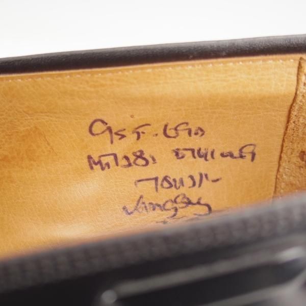 ★チャーチ 95F/UK9.5【旧チャーチ★ブックバインダーカーフ/KINGSLEY/タッセルローファー】3都市ロゴ/69Rラスト/黒/Church's★n006