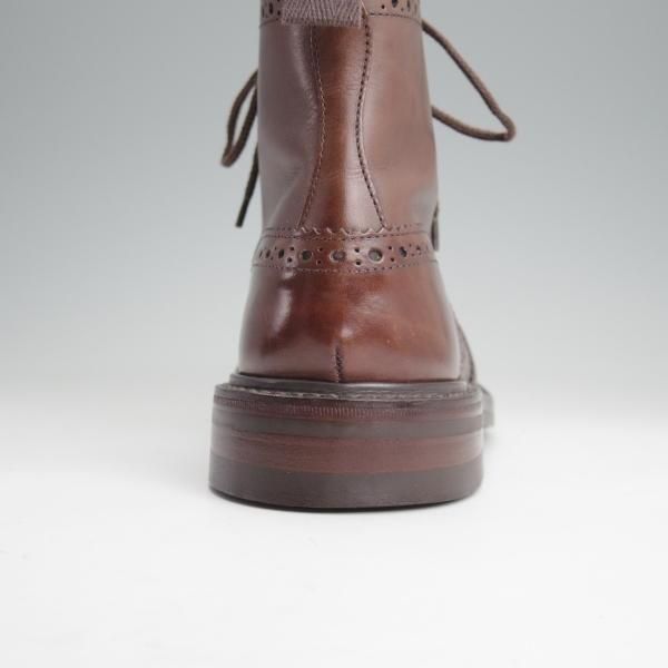 美品★トリッカーズ SIZE 8.5【モデル定価￥143,000-★ダイナイトソール/MALTON/モールトン】M2508/カントリーブーツ/濃茶/Tricker's★n009