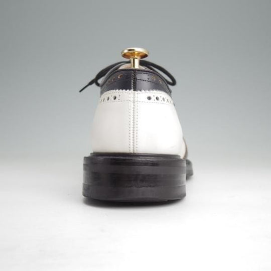 ★チャーチ 85F/UK8.5【現行定価￥198,000-★ダイナイトソール/GRAFTON R】スペクテイターシューズ/173ラスト/フルブローグ/白×紺★n016