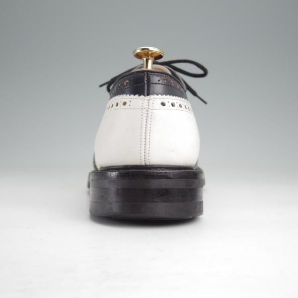 ★チャーチ 85F/UK8.5【現行定価￥198,000-★ダイナイトソール/GRAFTON R】スペクテイターシューズ/173ラスト/フルブローグ/白×紺★n016