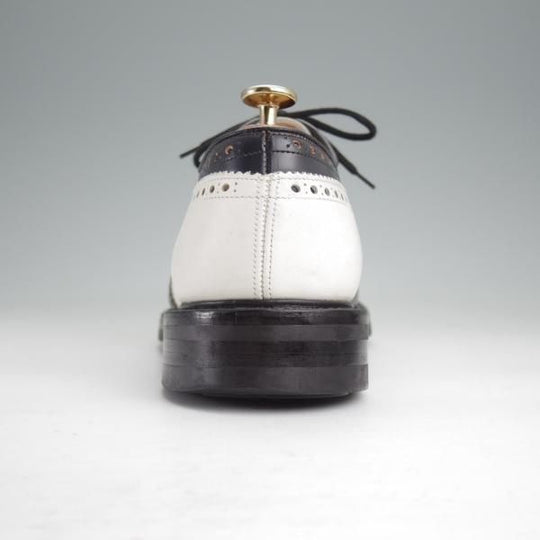 ★チャーチ 85F/UK8.5【現行定価￥198,000-★ダイナイトソール/GRAFTON R】スペクテイターシューズ/173ラスト/フルブローグ/白×紺★n016