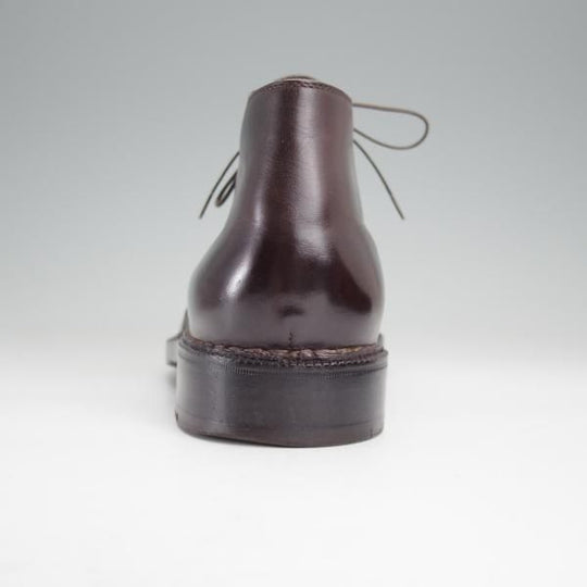 美品★(伊)ストール・マンテラッシ SIZE 41【貴重★ノルベジェーゼ製法/純正ツリー付】チャッカブーツ/濃茶/SUTOR MANTELLASSI★n017
