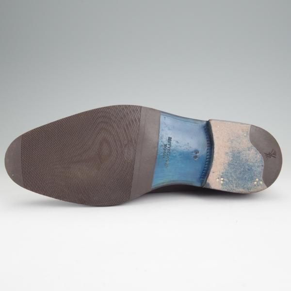 美品★(伊)ストール・マンテラッシ SIZE 41【貴重★ノルベジェーゼ製法/純正ツリー付】チャッカブーツ/濃茶/SUTOR MANTELLASSI★n017