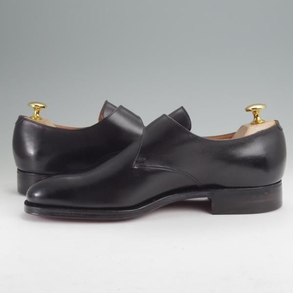 未使用★クロケット&ジョーンズ SIZE 7【貴重★(英)HACKETT LONDON別注/GROSVENOR】248ラスト/モンクストラップ/黒/Crockett&Jones★n019