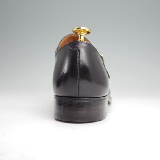 未使用★クロケット&ジョーンズ SIZE 7【貴重★(英)HACKETT LONDON別注/GROSVENOR】248ラスト/モンクストラップ/黒/Crockett&Jones★n019