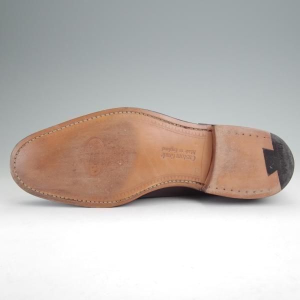 極美品★チャーチ 70F/UK7【定価￥176,000-★ディプロマット/DIPLOMAT】173ラスト/セミブローグ/カーフ/濃茶/Church's★n021