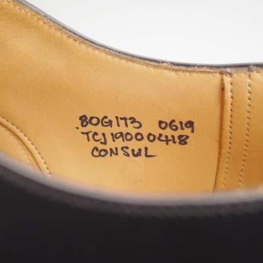 未使用★チャーチ 80G/UK8【定価￥176,000-★コンサル/CONSUL】173ラスト/ストレートチップ/黒/メンズ/Church's★n026