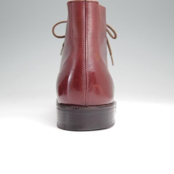 極上★クロケット&ジョーンズ 6.5E【貴重★(英)ポールセンスコーン別注/Poulsen Skone】チャッカブーツ/赤茶/Crockett&Jones★n027