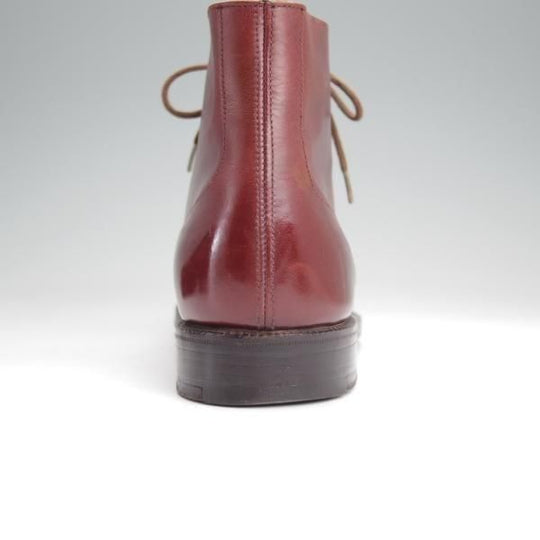 極上★クロケット&ジョーンズ 6.5E【貴重★(英)ポールセンスコーン別注/Poulsen Skone】チャッカブーツ/赤茶/Crockett&Jones★n027