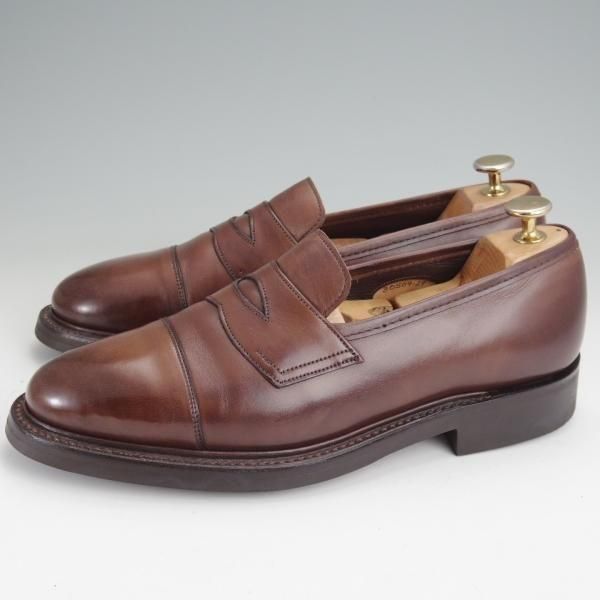 ★(英)グレンソン 7D【貴重★footmaster/ダイナイトソール仕様】コインローファー/30509/カーフ/濃茶/メンズ/GRENSON★n028