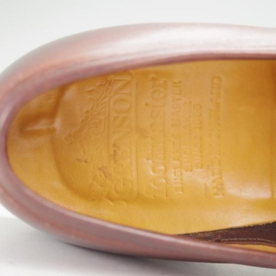 ★(英)グレンソン 7D【貴重★footmaster/ダイナイトソール仕様】コインローファー/30509/カーフ/濃茶/メンズ/GRENSON★n028