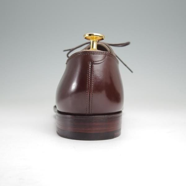 極上★クロケット&ジョーンズ 7.5E【ハンドグレードライン★阪急MEN'S別注/パンチドキャップトゥ】カーフ/濃茶/Crockett&Jones★n033