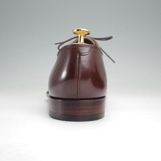 極上★クロケット&ジョーンズ 7.5E【ハンドグレードライン★阪急MEN'S別注/パンチドキャップトゥ】カーフ/濃茶/Crockett&Jones★n033