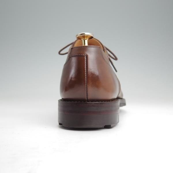 美品★クロケット&ジョーンズ 7E【リッジウェイソール仕様★WEXFORD/ウェクスフォード】371ラスト/Uチップ/濃茶/Crockett&Jones★n034