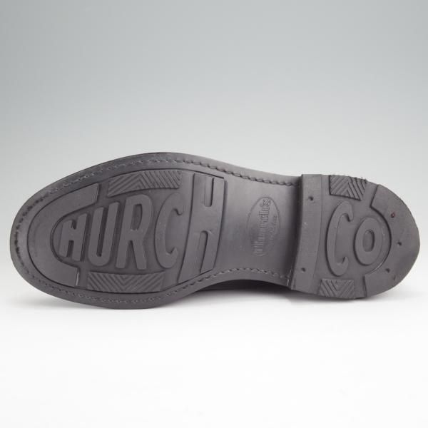 極上★チャーチ 60F/UK6【現行5都市ロゴ★WOODBRIDGE/プレーントゥ】81ラスト/ポリッシュドバインダーカーフ/黒/メンズ/Church's★n035