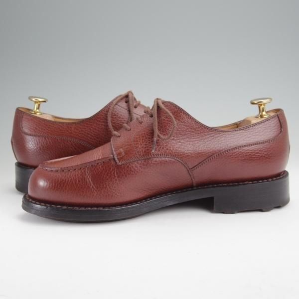 美品★J.M.ウエストン 5.5D【定価￥176,000-★ゴルフ/GOLF】641/31ラスト/Uチップ/チェスナット/茶/Weston/ウェストン★n040