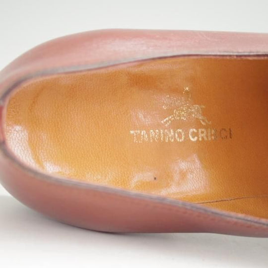 美品★(伊)タニノクリスチー SIZE 6【定価15万円以上★モンクストラップ/茶】カーフ/メンズ/TANINO CRISCI★n060