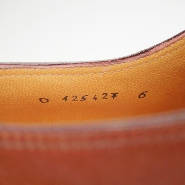 美品★(伊)タニノクリスチー SIZE 6【定価15万円以上★モンクストラップ/茶】カーフ/メンズ/TANINO CRISCI★n060