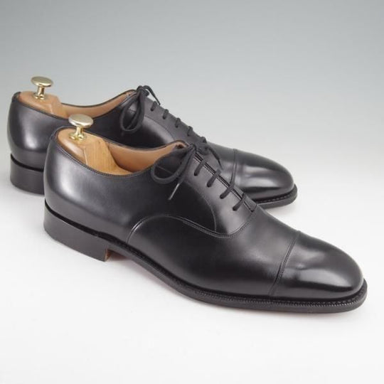 極美品★チャーチ 85F/UK8.5【定価￥176,000-★コンサル/CONSUL】173ラスト/ストレートチップ/カーフ/黒/メンズ/Church's★n063