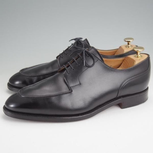 極上★クロケット&ジョーンズ 8.5F【貴重★(英)ニュー&リングウッド別注/New&Lingwood】297ラスト/Uチップ/黒/Crockett&Jones★n064