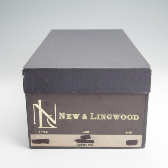 極上★クロケット&ジョーンズ 8.5F【貴重★(英)ニュー&リングウッド別注/New&Lingwood】297ラスト/Uチップ/黒/Crockett&Jones★n064