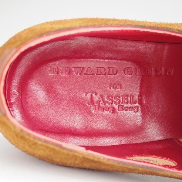 極美品★エドワードグリーン 9.5E【現行定価20万円以上★(香港)TASSELS別注/ダブルモンク/WESTMINSTER】82ラスト/茶/EDWARD GREEN★n065