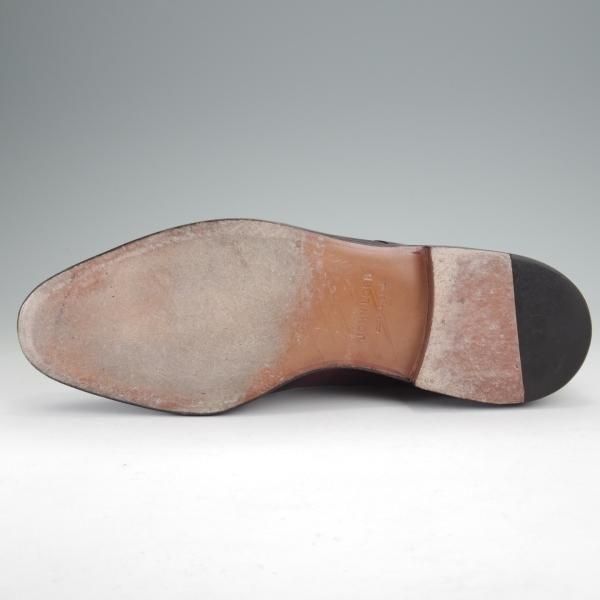 極美品★ジョンロブ 8E【定価￥251,900-★WILLIAM/ウィリアム】9795ラスト/ミュージアムカーフ/ダブルモンク/PLUM/赤茶/JOHN LOBB★n072