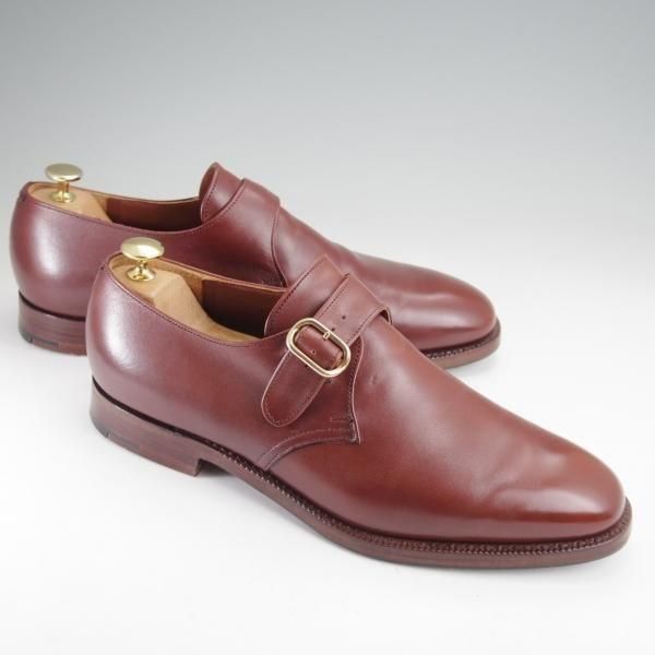 極美品★チャーチ 95F/UK9.5【貴重★旧チャーチ最上級/Masterclass/73ラスト】ビームス別注/モンクストラップ/カーフ/茶/Church's★n073