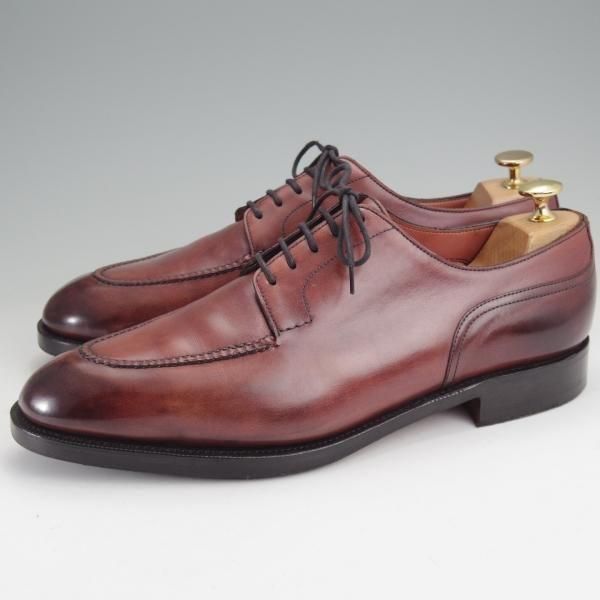 極上★エドワードグリーン 9.5E【現行定価￥294,800-★DOVER/ドーバー/32ラスト】スキンステッチ/Uチップ/赤茶/EDWARD GREEN★n074