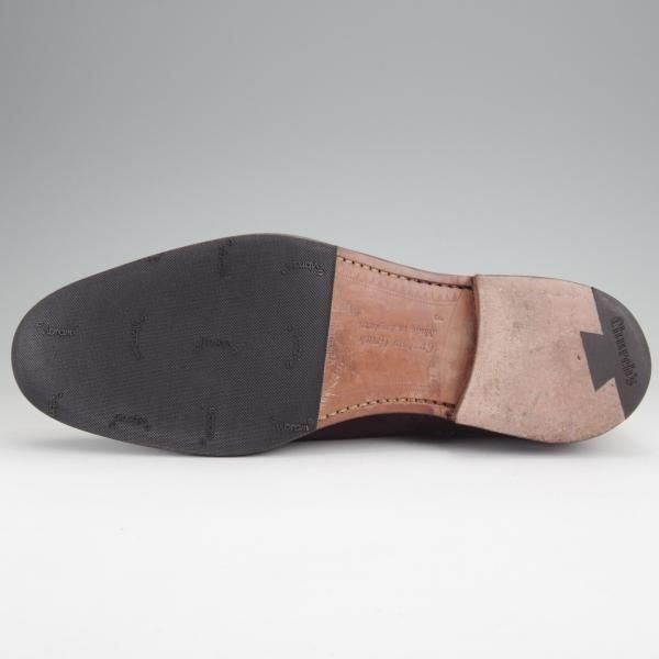 極美品★チャーチ 75F/UK7.5【現行定価￥176,000-★ディプロマット/DIPLOMAT】173ラスト/セミブローグ/スエード/濃茶/Church's★n076