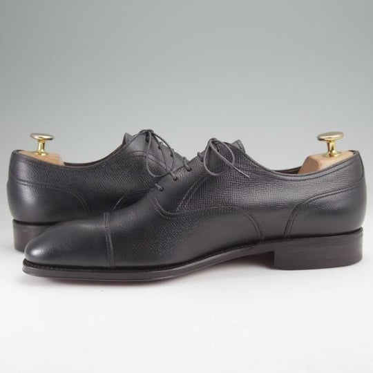 ほぼ未使用★(スペイン製)カルミナ SIZE 7【定価￥79,200-★ストレートチップ/80286】グレインレザー/黒/CARMINA★n077