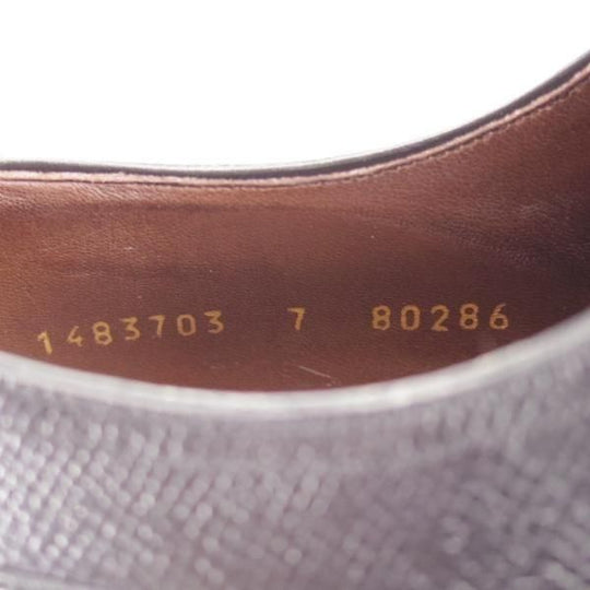 ほぼ未使用★(スペイン製)カルミナ SIZE 7【定価￥79,200-★ストレートチップ/80286】グレインレザー/黒/CARMINA★n077
