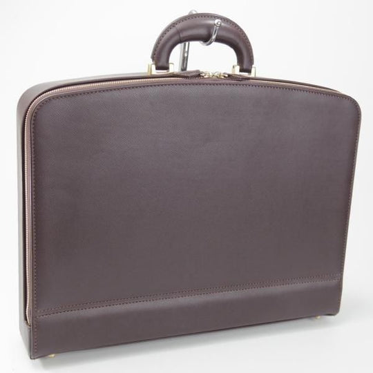 美品★大峽製鞄【高額★ソフトアタッシュケース/U11SU1】レザー/ブリーフケース/メンズ/ビジネス/バッグ/濃茶/革/鞄/オオバセイホウ★N5961