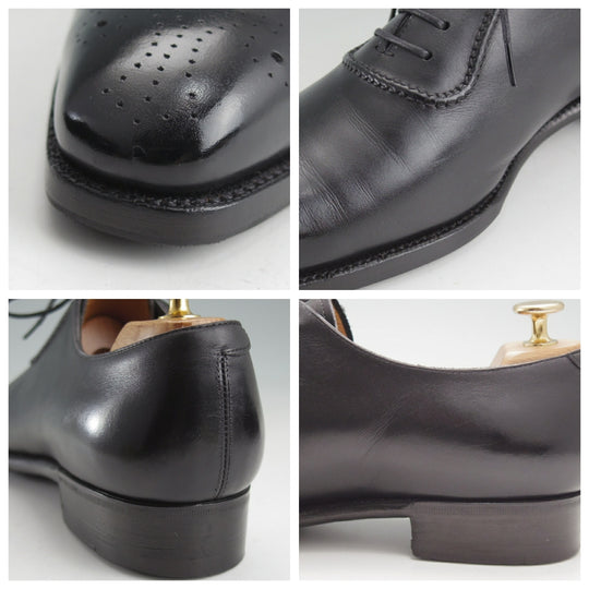 ★三陽山長 SIZE 8【現行定価10万円程度★琴之介/オックスフォードシューズ】R309ラスト/カーフ/黒/メンズ/Sanyo Yamacho★o360