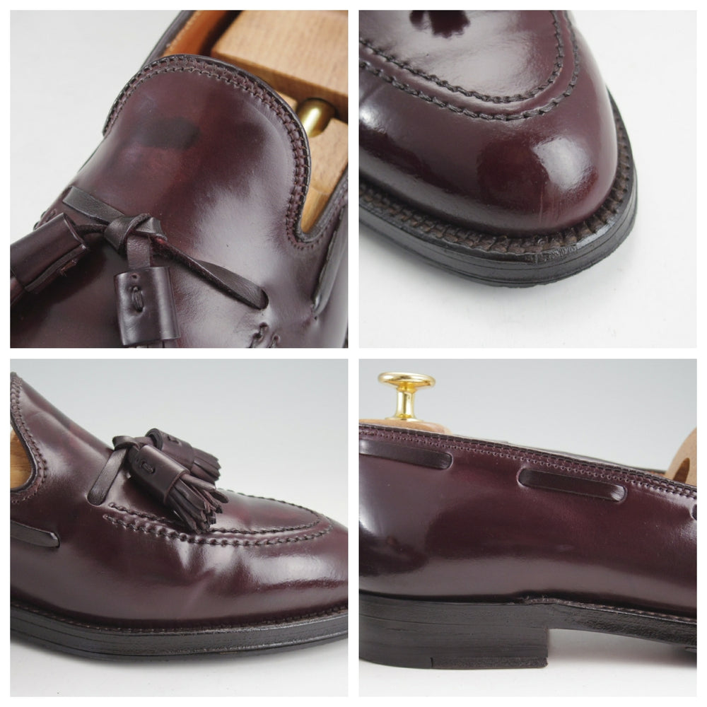 極上★オールデン 8D【定価￥217,800-★コードバン仕様/563】タッセルローファー/アバディーンラスト/#8/赤茶/メンズ/ALDEN★o544