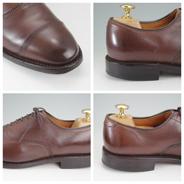 ★(米)アレンエドモンズ 6D【現行定価￥132,000-★Park Avenue/パークアベニュー】ストレートチップ/濃茶/ALLEN EDMONDS★n656