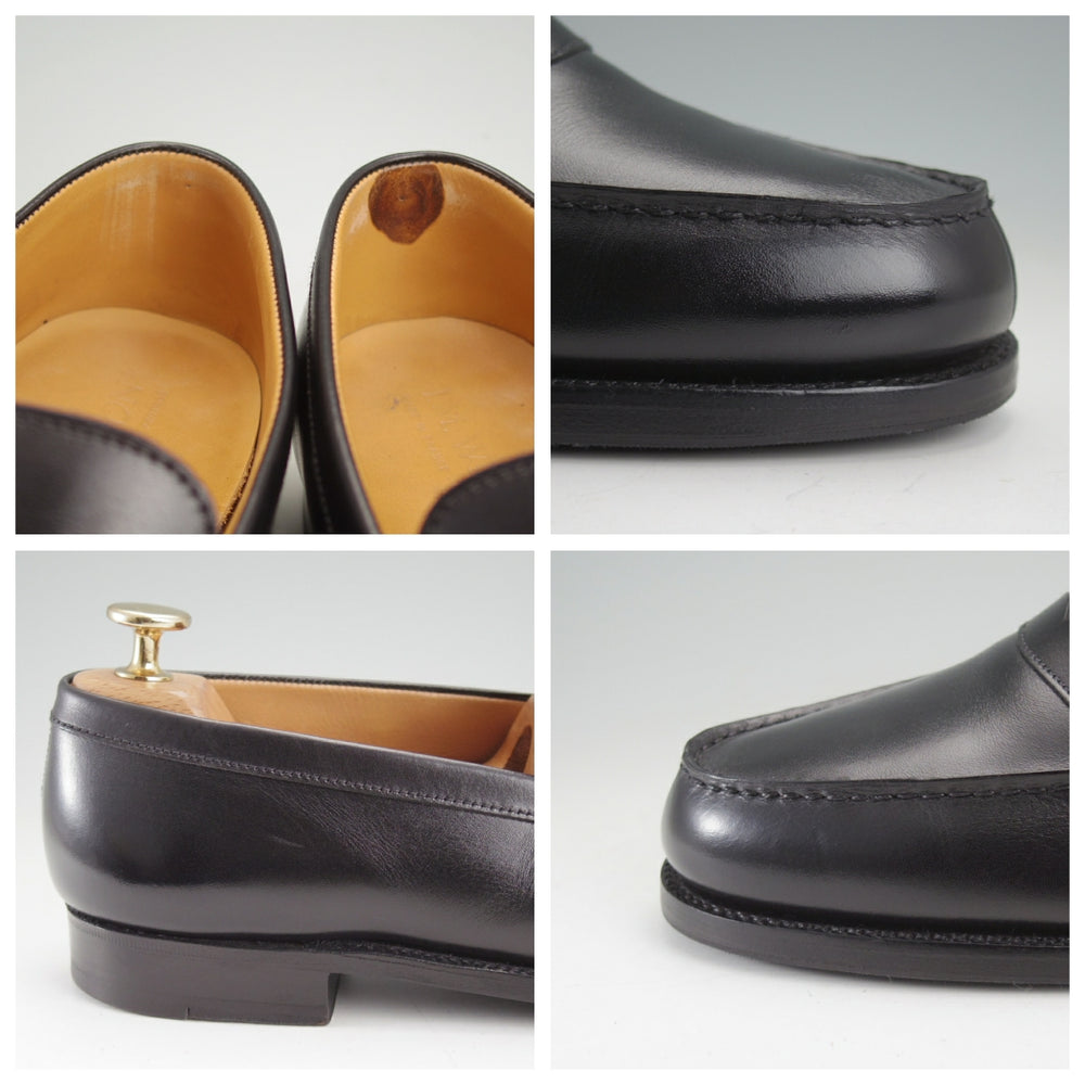 極上★J.M.ウエストン 5.5C【定価￥156,200-★180/コインローファー】41ラスト/ボックスカーフ/黒/メンズ/Weston/ウェストン★n862