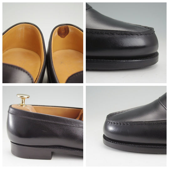 極上★J.M.ウエストン 5.5C【定価￥156,200-★180/コインローファー】41ラスト/ボックスカーフ/黒/メンズ/Weston/ウェストン★n862
