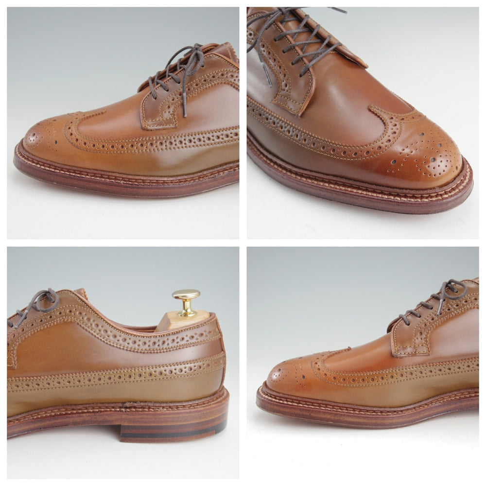 未使用★オールデン 9C【貴重★ウイスキーコードバン/茶/97891】バリーラスト/ロングウイング/メンズ/ALDEN★p342