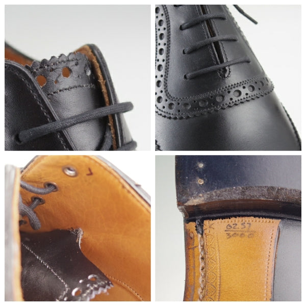 未使用★チャーチ 75F/UK7.5【貴重★旧チャーチ/125周年記念モデル/(独)カールフロイデンベルグ社のボックスカーフ】WILLIAM/黒★n420