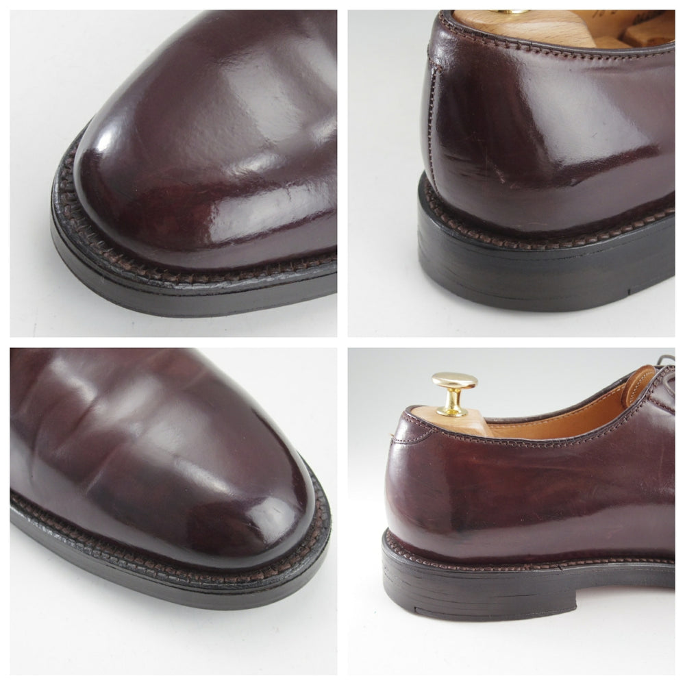 極上★オールデン 10D【貴重★コードバン仕様/ブルックスブラザーズ別注/06605】プレーントゥ/赤茶/メンズ/BROOKS BROTHERS/ALDEN★o200
