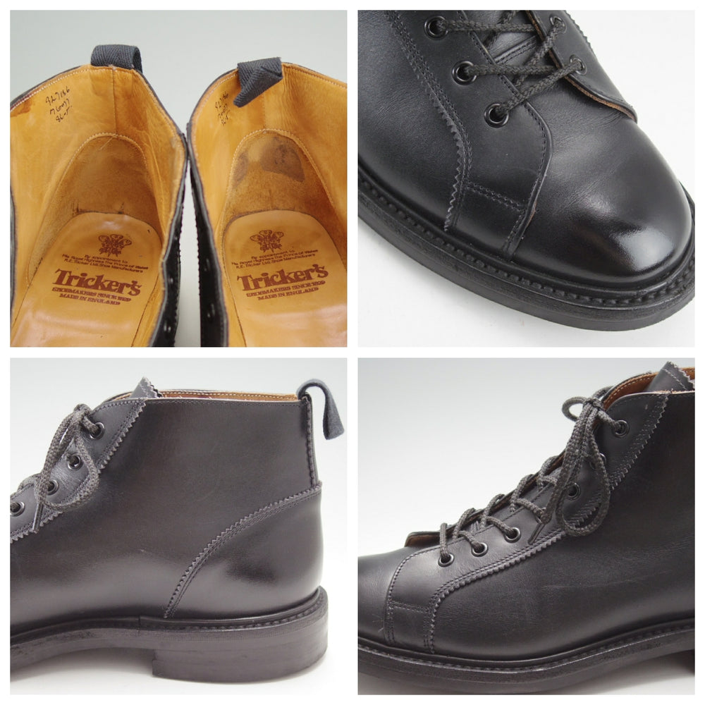 極上★トリッカーズ SIZE 8.5【定価￥143,000-★ダイナイトソール仕様/モンキーブーツ】Ethan/M6077/カーフ/黒/メンズ/Tricker's★o188