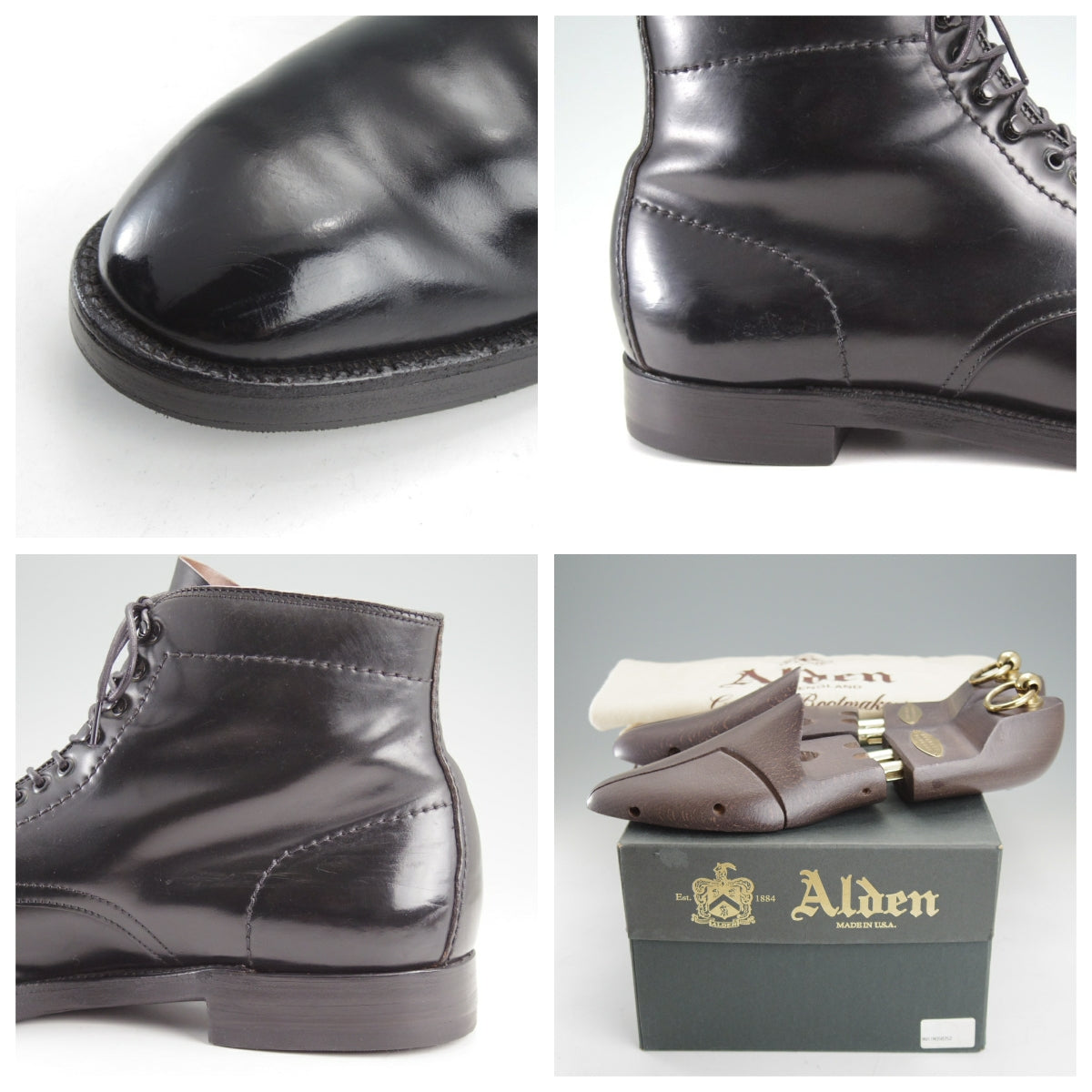 ALDEN シガー　コードバン　バーニーズニューヨーク別注 ALDEN シガー コードバン バーニーズニューヨーク別注 ALDEN