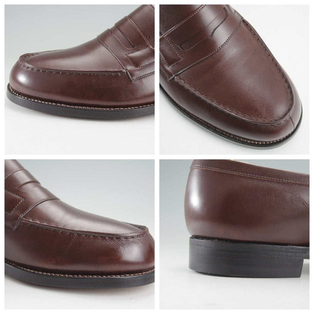 ★J.M.ウエストン 7.5E【定価￥156,200-★180/コインローファー】41ラスト/ボックスカーフ/濃茶/メンズ/Weston/ウェストン★o584