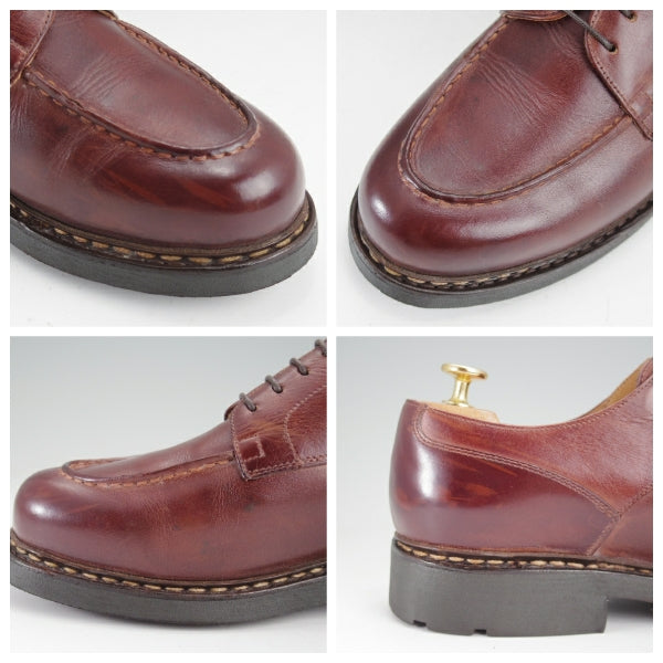 極上★パラブーツ SIZE 7.5【定価￥96,800-★シャンボード/CHAMBORD】MARRON/マロン/リスレザー/TEXソール/Uチップ/茶/Paraboot★n254