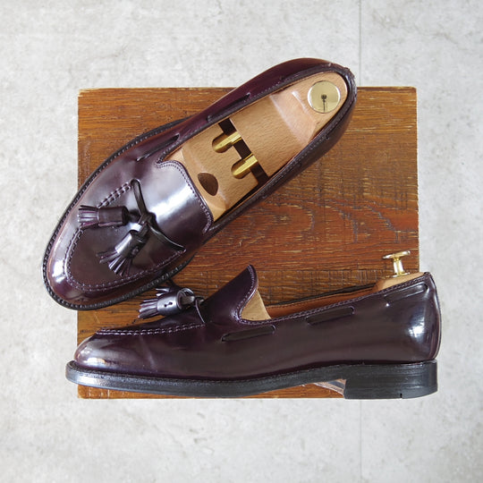 極上★オールデン 6.5E【定価￥217,800-★コードバン仕様/563】アバディーンラスト/タッセルローファー/#8/赤茶/メンズ/ALDEN★n892