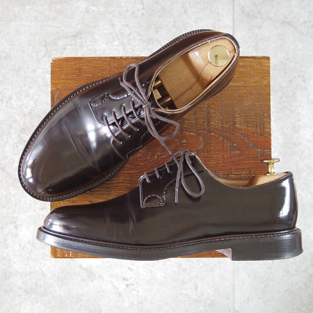 極上★チャーチ 75F/UK7.5【定価￥192,500-★SHANNON/シャノン】103ラスト/プレーントゥ/LIGHT EBONY/濃茶/メンズ/Church's★n900