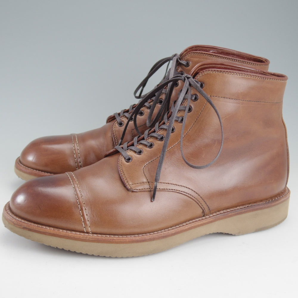 極上★オールデン 9.5E【現行定価17万円以上★クロムエクセルレザー/ナチュラル色/86043】トゥルーバランスラスト/ブーツ/薄茶/ALDEN★o419