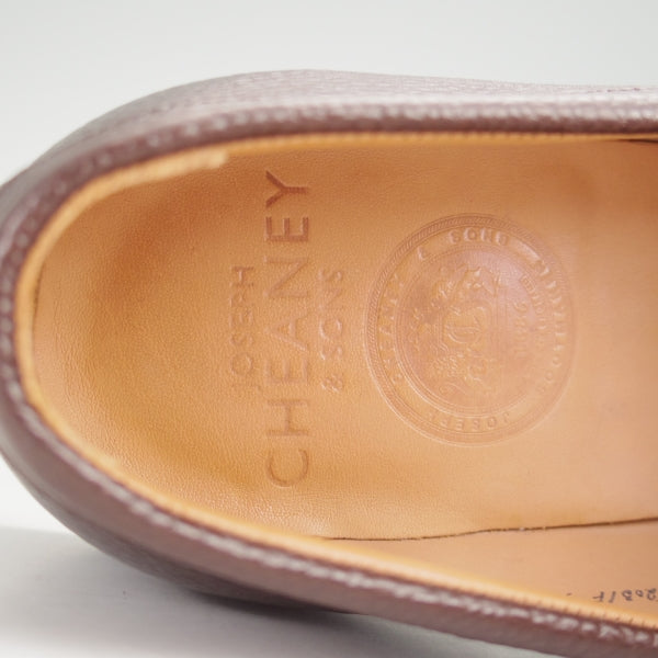 極上★(英)チーニー 7.5F【定価￥88,000-★ビットローファー/HARVEY R/ハーヴェイ】5203ラスト/グレインレザー/濃茶/CHEANEY★n402